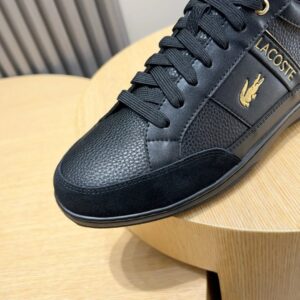 lacoste black premium sneakers