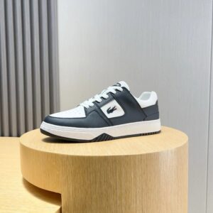 lacoste classic leather shoes black