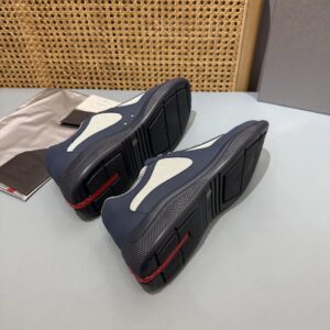 prada america's cup navy sneakers