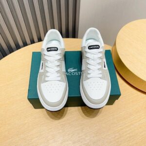 lacoste classic leather sneakers white