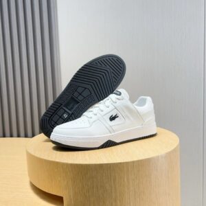 lacoste classic white sneakers