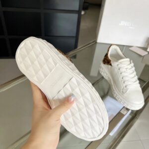 jimmy choo leopard print diamond sneakers
