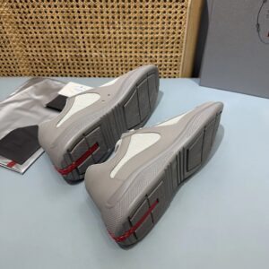 prada america's cup grey sneakers