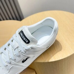 lacoste classic white sneakers