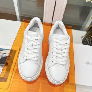 jimmy choo diamond sneakers white
