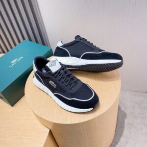lacoste black classic sneakers