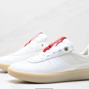 lululemon lifestyle low sneakers white red