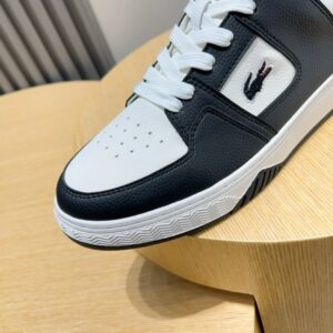 lacoste classic leather shoes black