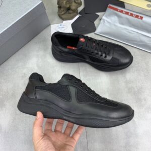 prada casual sneaker black