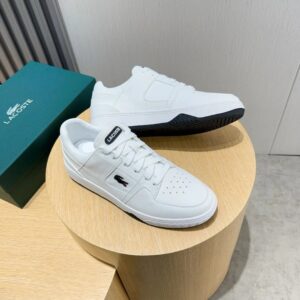 lacoste classic white sneakers