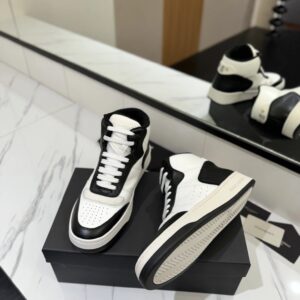 saint laurent sl61 sneakers black white