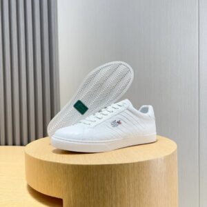 lacoste classic white sneakers