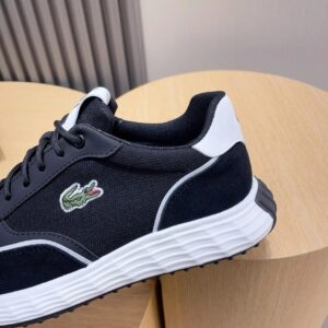 lacoste black classic sneakers