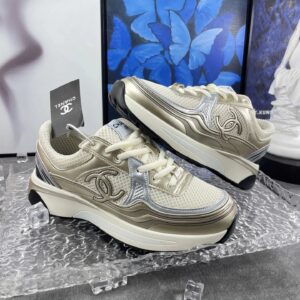 chanel 23c sneakers gold