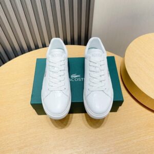 lacoste classic white sneakers