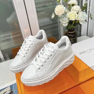 jimmy choo diamond sneakers white