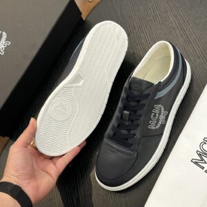 mcm skystream cubic monogram jacquard sneaker black