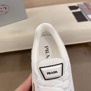 prada luxury sneakers white
