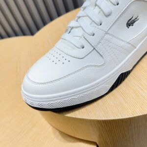 lacoste white leather sneakers