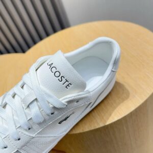 lacoste white leather sneakers