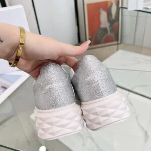 jimmy choo diamond sneakers silver