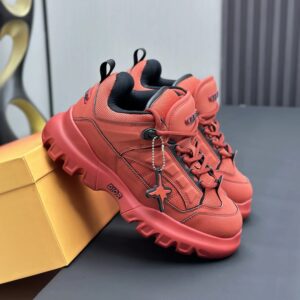 dior x levis hamilton sneakers red