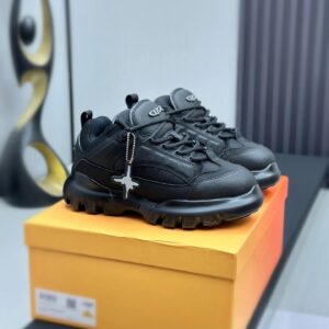 dior x levis hamilton sneakers black