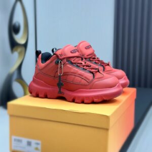 dior x levis hamilton sneakers red
