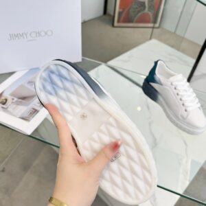 jimmy choo diamond sneakers blue white