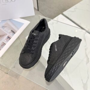 jimmy choo diamond sneakers black