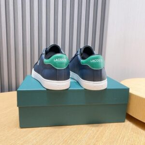 lacoste pebble leather sneakers blue