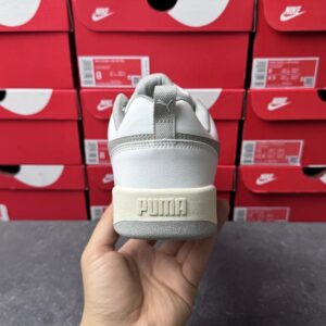 puma bread sneakers white grey