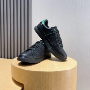 lacoste black casual sneakers