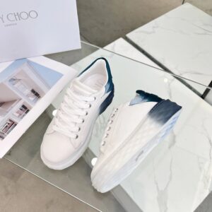 jimmy choo diamond sneakers blue white