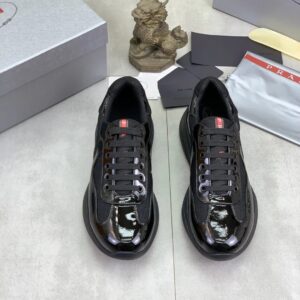 prada casual sneakers black