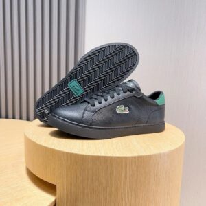 lacoste classic black sneakers