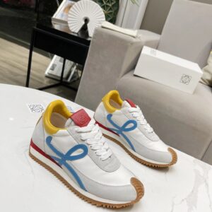 loewe hidden heel sneakers white blue