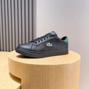 lacoste classic black sneakers