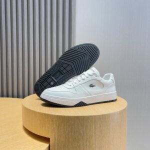 lacoste white leather sneakers