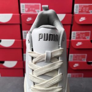 puma bread sneakers white grey