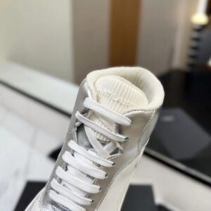 ysl sl61 sneakers silver white