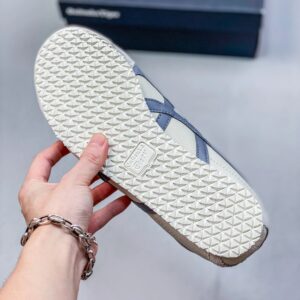 onitsuka tiger mexico 66 slip on sneakers beige blue