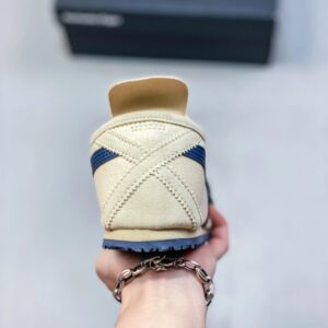 onitsuka tiger mexico 66 slip on sneakers blue beige