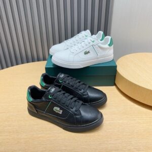 lacoste classic style sneakers white