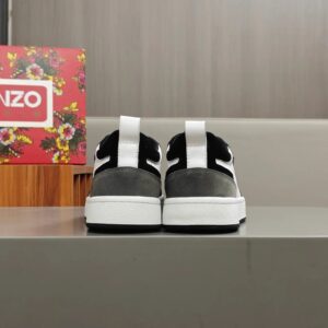 kenzo classic sneakers white black