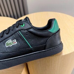 lacoste black casual sneakers