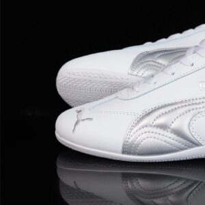 puma roma m motorsport sneakers white silver