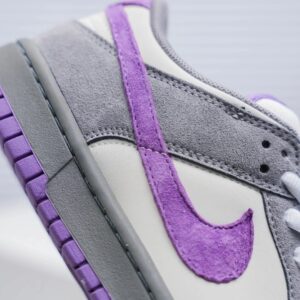 nike dunk sneakers purple gray