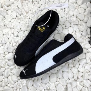puma mesh sneakers black