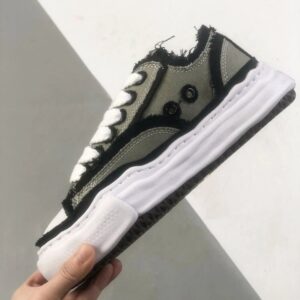 maison mihara yasuhiro mmy shell sneakers gray